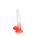 Kiotos Cox Color - Gekleurde Dildo 05 - 20 x 3,2 cm - Transparant/Rood-Erotiekvoordeel.nl