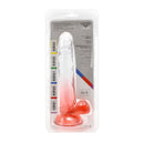 Kiotos Cox Color - Gekleurde Dildo 05 - 20 x 3,2 cm - Transparant/Rood-Erotiekvoordeel.nl