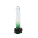 Kiotos Cox Color - Gekleurde Dildo 06 - 22,5 x 4,2 cm - Transparant/Groen-Erotiekvoordeel.nl