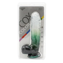 Kiotos Cox Color - Gekleurde Dildo 10 - 25 x 5,5 cm - Transparant/Groen-Erotiekvoordeel.nl