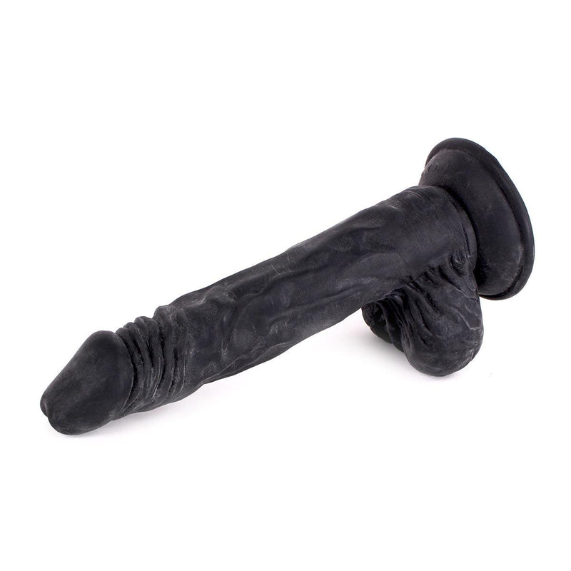 Kiotos Cox - Dildo 22,5 x 4 cm - Zwart-Erotiekvoordeel.nl