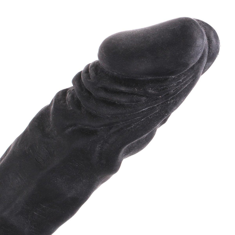 Kiotos Cox - Dildo 22,5 x 4 cm - Zwart-Erotiekvoordeel.nl