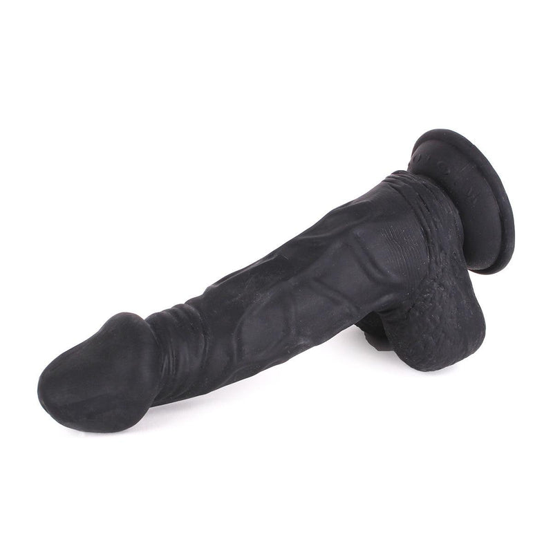 Kiotos Cox - Dildo 23 x 4 cm - Zwart-Erotiekvoordeel.nl