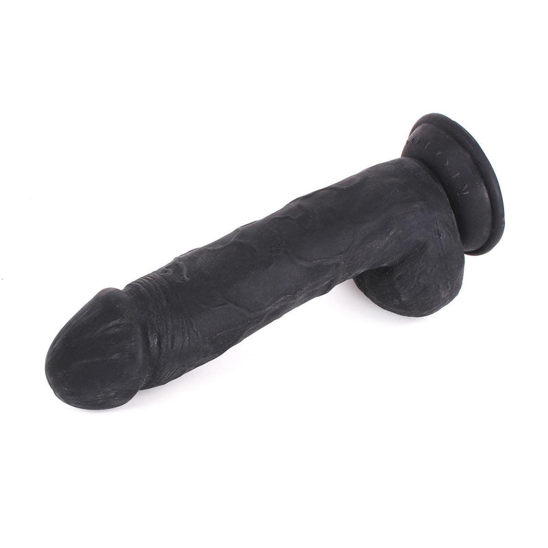 Kiotos Cox - Dildo 23,5 x 5 cm - Zwart-Erotiekvoordeel.nl