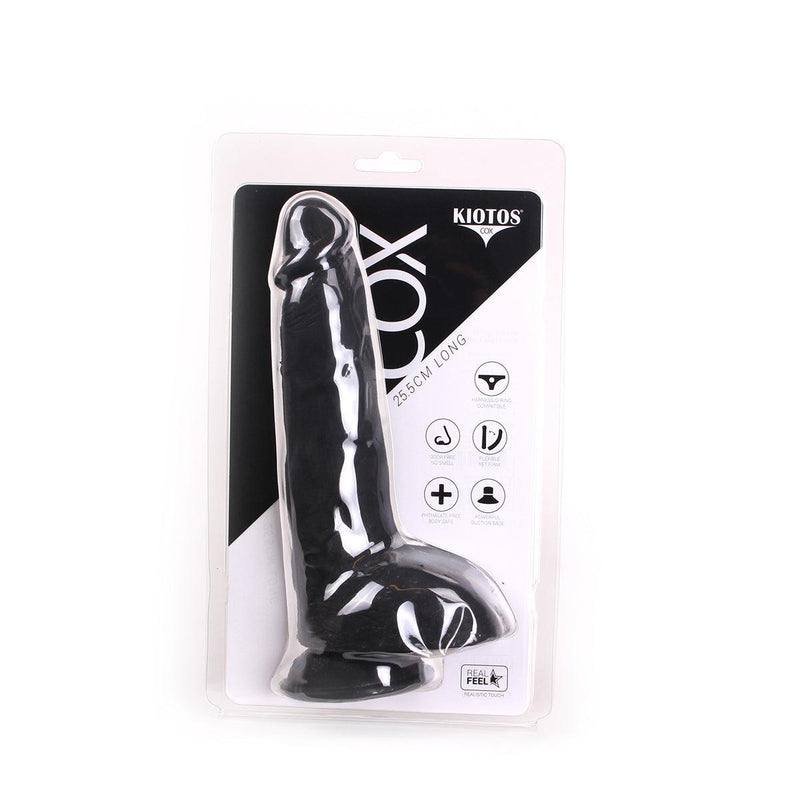 Kiotos Cox - Dildo 25,5 x 5,3 cm - Zwart