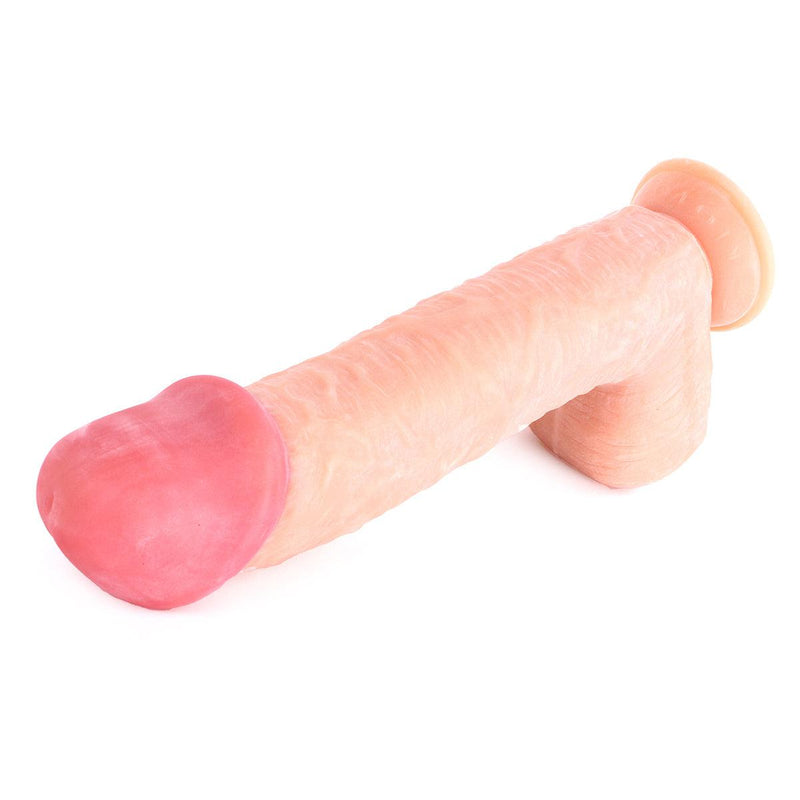 Kiotos Cox - Dildo 30 x 5,5 cm - Lichte Huidskleur