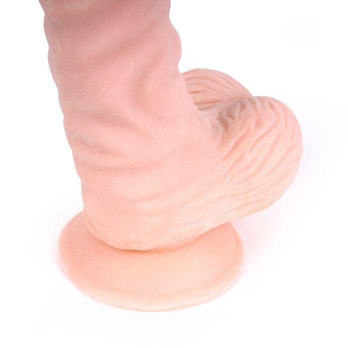 Kiotos Cox - Dildo Met Zuignap die echt aanvoelt 22 x 5 cm - Lichte Huidskleur-Erotiekvoordeel.nl