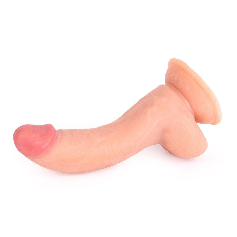 Kiotos Cox - Licht Gekromde Dildo 16 x 4 cm - Lichte Huidskleur-Erotiekvoordeel.nl