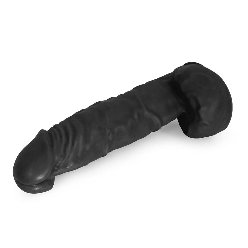 Kiotos Cox - Mega Dildo XXL 38 x 8.5 cm - Zwart-Erotiekvoordeel.nl