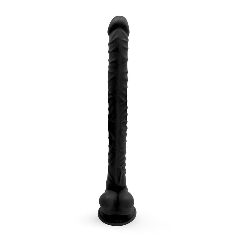 Kiotos Cox - Mega Dildo XXL 40 x 3.7 cm - Zwart-Erotiekvoordeel.nl