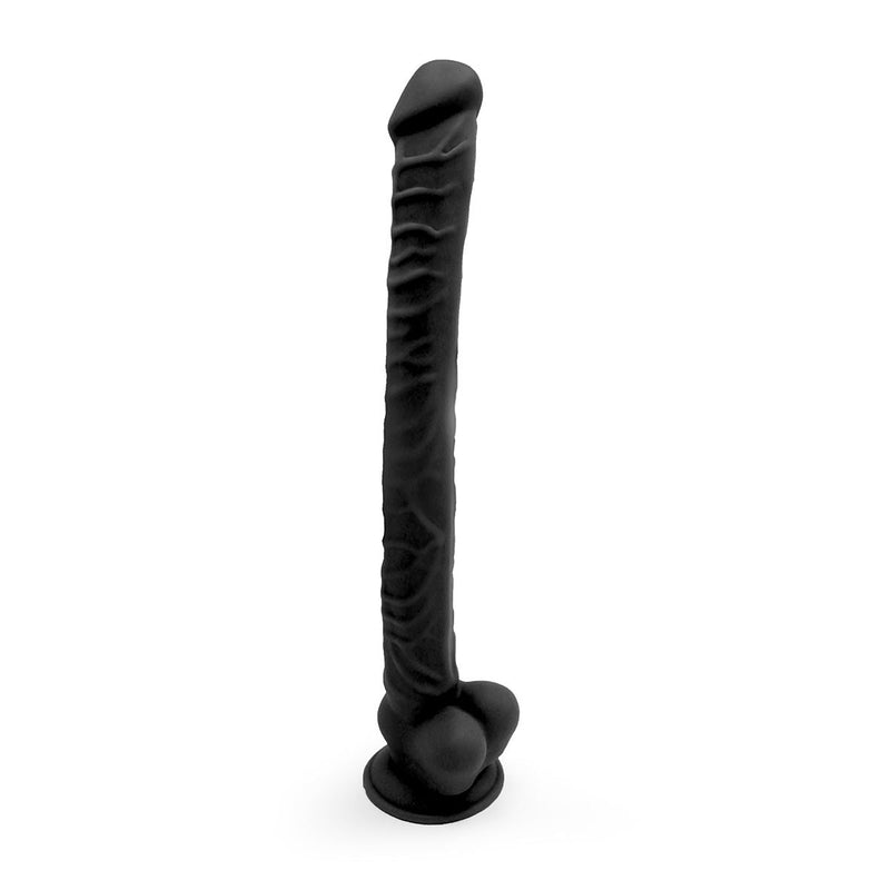 Kiotos Cox - Mega Dildo XXL 40 x 3.7 cm - Zwart-Erotiekvoordeel.nl