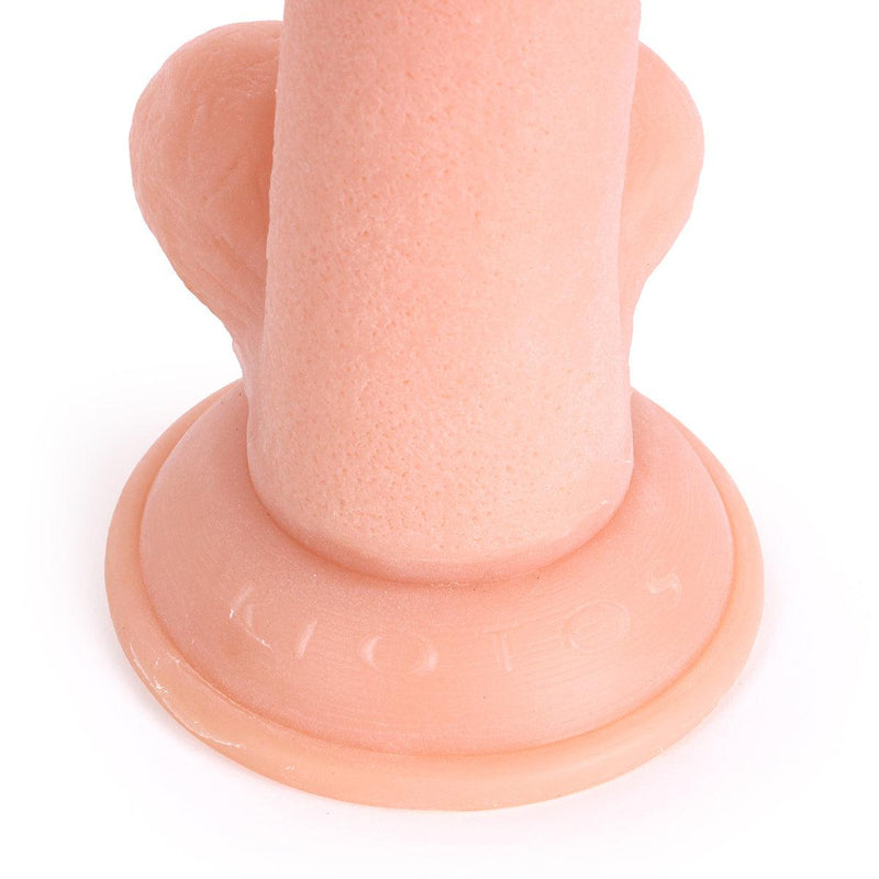 Kiotos Cox - Rechte Dildo Met Balzak 16 x 4 cm - Lichte Huidskleur-Erotiekvoordeel.nl