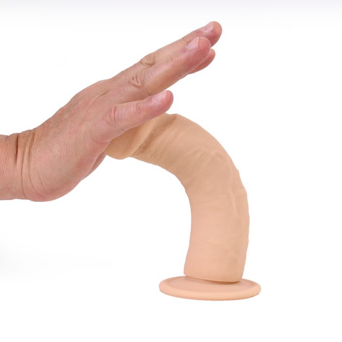 Kiotos Cox - Siliconen Dildo Met Zuignap 21 x 4,5 cm - Lichte Huidskleur-Erotiekvoordeel.nl