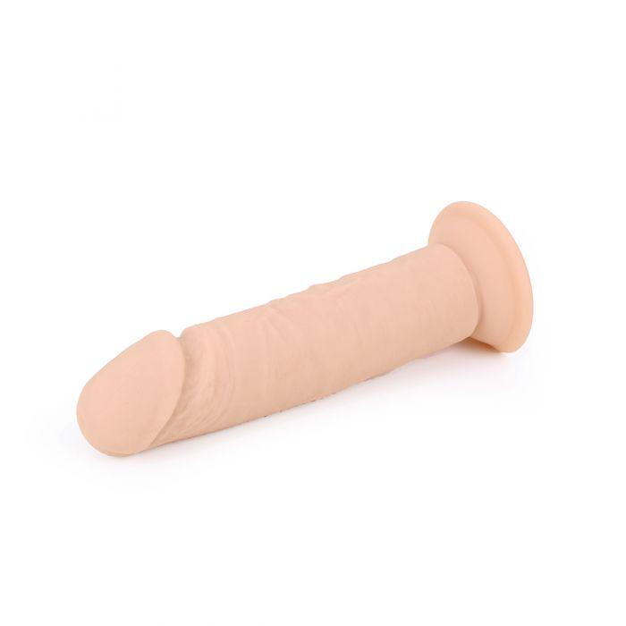 Kiotos Cox - Siliconen Dildo Met Zuignap 21 x 4,5 cm - Lichte Huidskleur-Erotiekvoordeel.nl