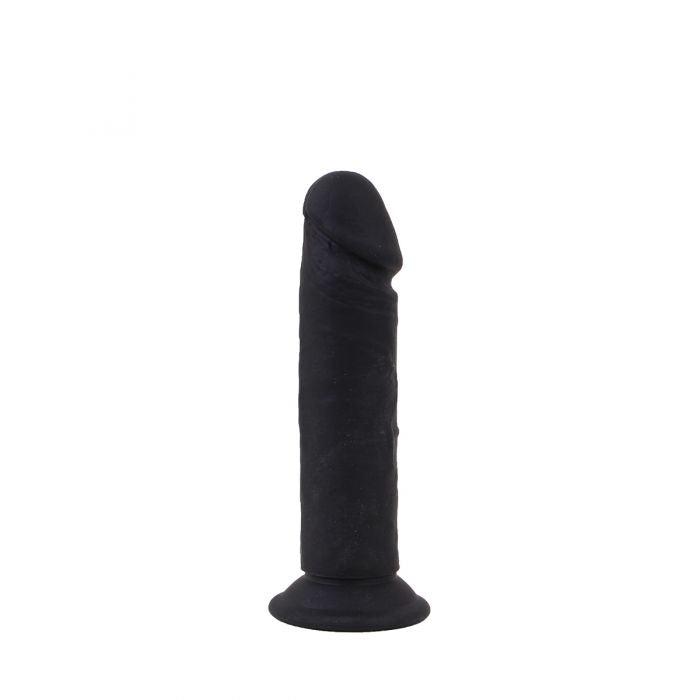 Kiotos Cox - Siliconen Dildo Met Zuignap 21 x 4,5 cm - Zwart-Erotiekvoordeel.nl