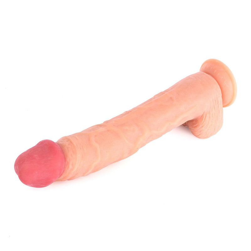 Kiotos Cox - XXL Dildo 34,5 x 6 cm - Lichte Huidskleur