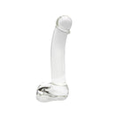 Kiotos Gladde Glazen Dildo 17 x 3 cm - Transparant