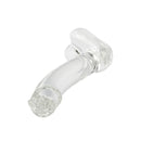 Kiotos Gladde Glazen Dildo 17 x 3 cm - Transparant