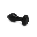 Kiotos Glass - Glazen Buttplug Crystal Gem - Zwart