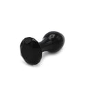 Kiotos Glass - Glazen Buttplug Crystal Gem - Zwart