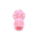 Kiotos Glass - Glazen Buttplug Met Roos - Roze