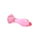Kiotos Glass - Glazen Buttplug Met Roos - Roze