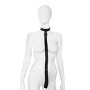 Kiotos Leather - Leren Halsband Met Leiband Rainbow