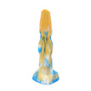 Kiotos Monstar - Dildo Beast 19 - 25 x 6 cm - Goud/Blauw/Wit-Erotiekvoordeel.nl