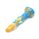 Kiotos Monstar - Dildo Beast 19 - 25 x 6 cm - Goud/Blauw/Wit-Erotiekvoordeel.nl