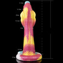 Kiotos Monstar Dildo Beast 85 - Dildo in de Vorm van een Slang - 39 cm - 10 cm - Multicolour-Erotiekvoordeel.nl
