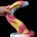 Kiotos Monstar Dildo Beast 85 - Dildo in de Vorm van een Slang - 39 cm - 10 cm - Multicolour-Erotiekvoordeel.nl