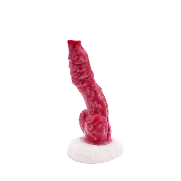 Kiotos Monstar - Dildo Beast No. 46 - 20.5 x 3.8 cm - Roze/Rood/Wit