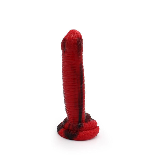 Kiotos Monstar - Dildo Beast Snake 13 - 23.5 x 5 cm - Rood