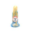 Kiotos Monstar - Dildo Beast nr. 16 - 21 x 7 cm - Goud/Blauw/Wit