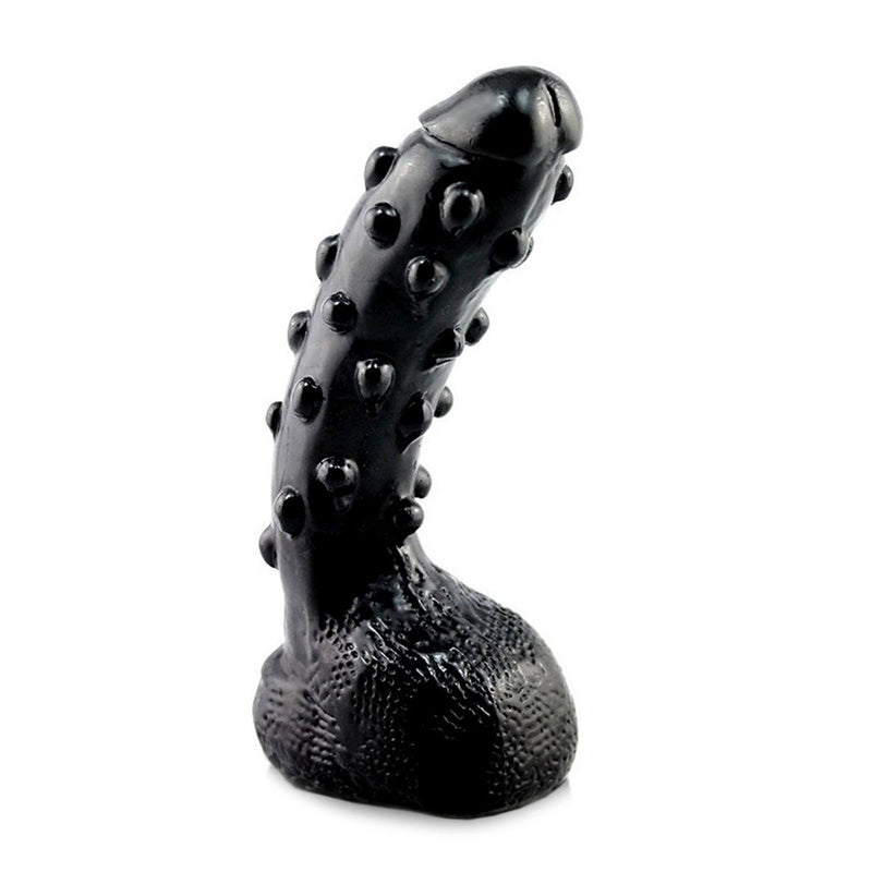 Kiotos Monstar - Kazan - Dildo - 24,5 x 5,5 cm - Zwart-Erotiekvoordeel.nl