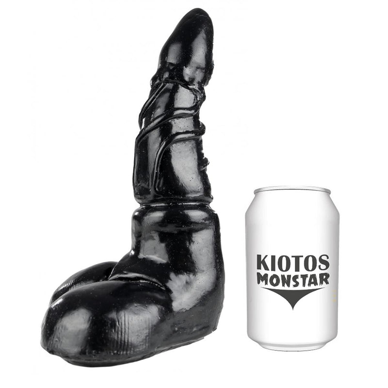 Kiotos Monstar - Megalodon - Dildo - 20 x 5.5 cm - Zwart-Erotiekvoordeel.nl