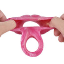 Kiotos Monstar - Nightshade - Penis Sleeve - Extra Omvang - Verdikkend - Roze-Erotiekvoordeel.nl