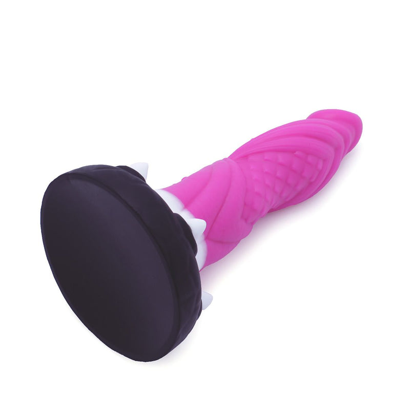 Kiotos Monstar - XXL Dildo Beast No. 56 - Roze/Zwart/Wit