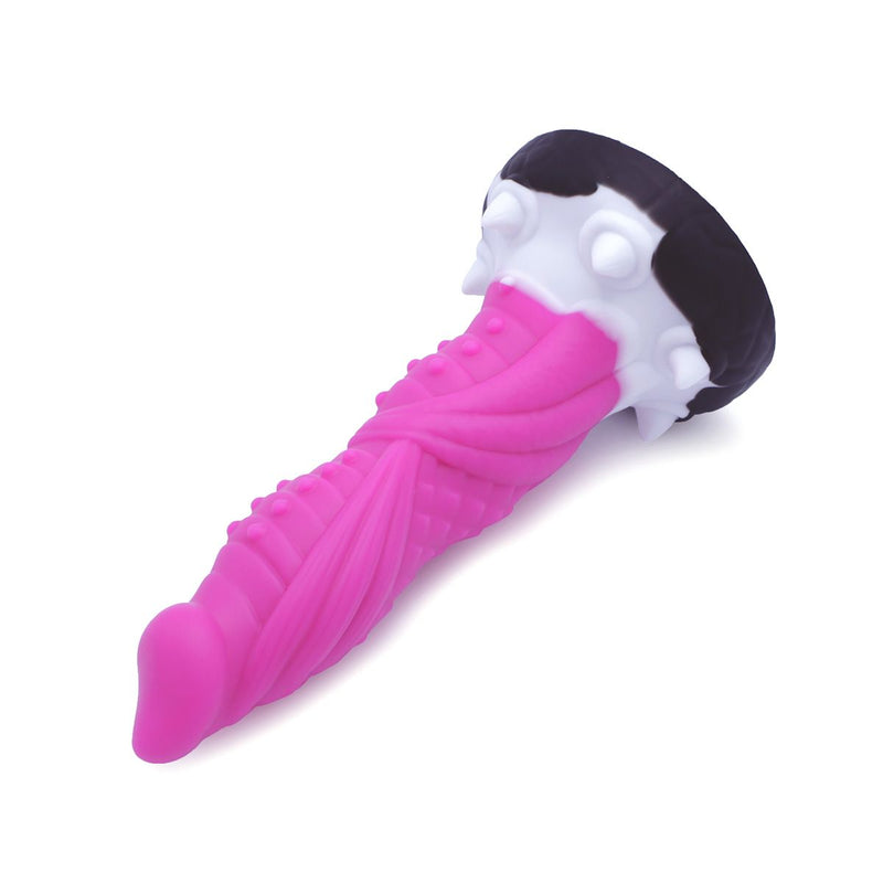 Kiotos Monstar - XXL Dildo Beast No. 56 - Roze/Zwart/Wit