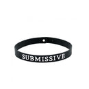 Kiotos Siliconen Collar Met tekst SUBMISSIVE