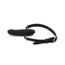 Kiotos Siliconen Dubbele Penis Gag - Zwart-Erotiekvoordeel.nl