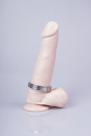 Kiotos Steel - Cockring Met Groeven RVS - 10 mm breed-Erotiekvoordeel.nl