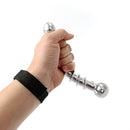 Kiotos Steel - Curve Steel Dildo Twisted - Gebogen Dildo - RVS-Erotiekvoordeel.nl