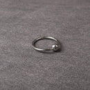 Kiotos Steel - Eikelring Met Balletje-Erotiekvoordeel.nl