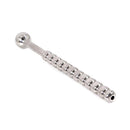 Kiotos Steel - Geribbelde Holle Penisplug - RVS - 14 cm - diameter 7 mm-Erotiekvoordeel.nl