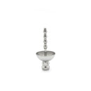 Kiotos Steel - Geribbelde Penisplug Paraplu - Diameter 8 mm