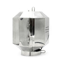 Kiotos Steel - Luxe Hoofdkooi van RVS - Hoofdmasker - 2550 gram - Diameter nek 41 cm-Erotiekvoordeel.nl