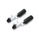 Kiotos Steel - Tepelklemmen - Nipple Adjustable Clamps 2x100g Gewichten - RVS - Zwart-Erotiekvoordeel.nl
