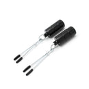 Kiotos Steel - Tepelklemmen - Nipple Pinch Clamps 2x100g Gewichten - RVS - Zwart-Erotiekvoordeel.nl