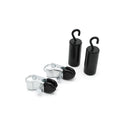 Kiotos Steel - Tepelklemmen - Verstelbare Tepelklemmen 2 x 100g met Haakgewichten- RVS - Zwart-Erotiekvoordeel.nl